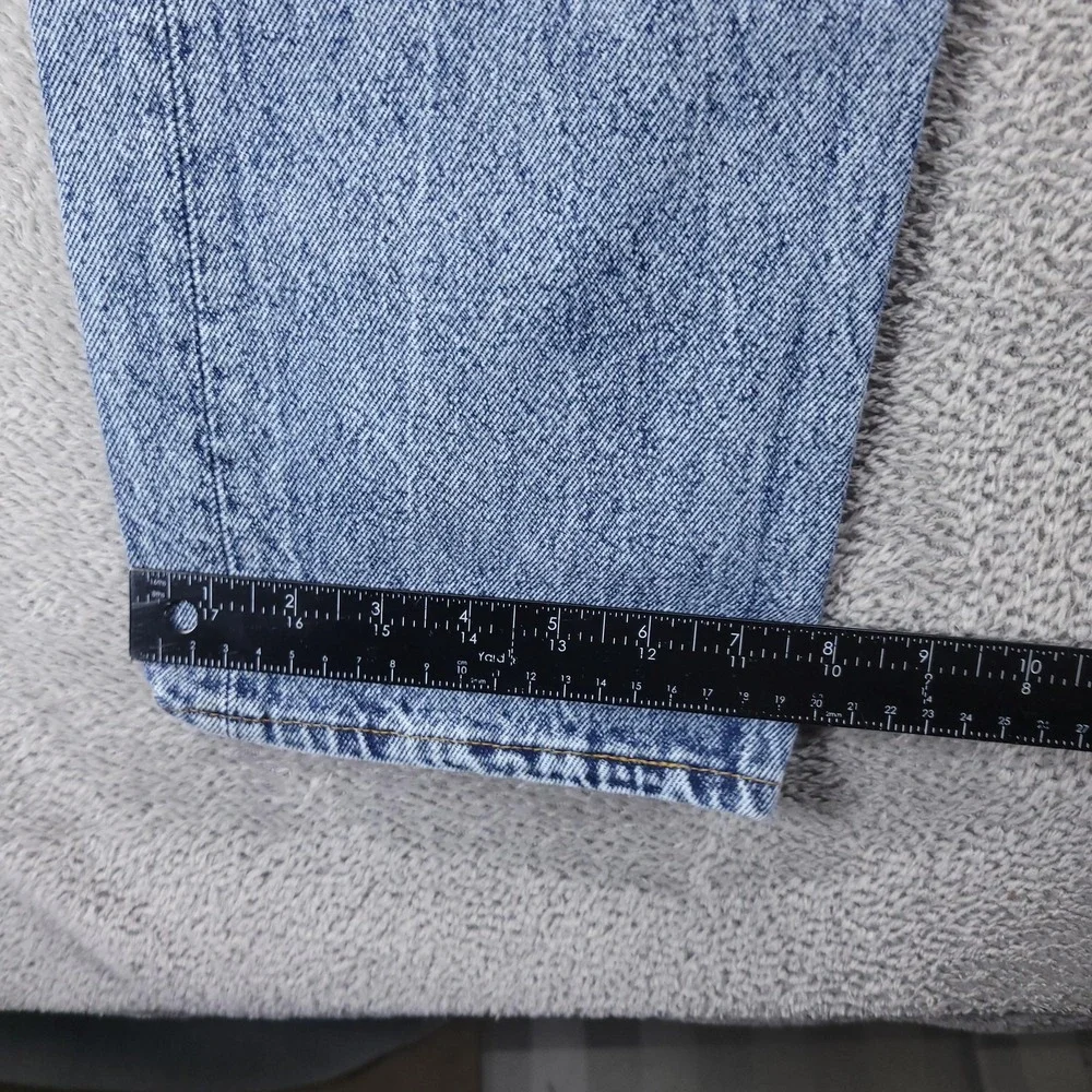 VTG Levis 501 Jeans Mens 31x34 Blue Regular Straight Acid Wash Made In USA 90s